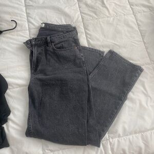 Abercrombie and Fitch Curve Love 90s straight leg mid rise jeans 8R/29